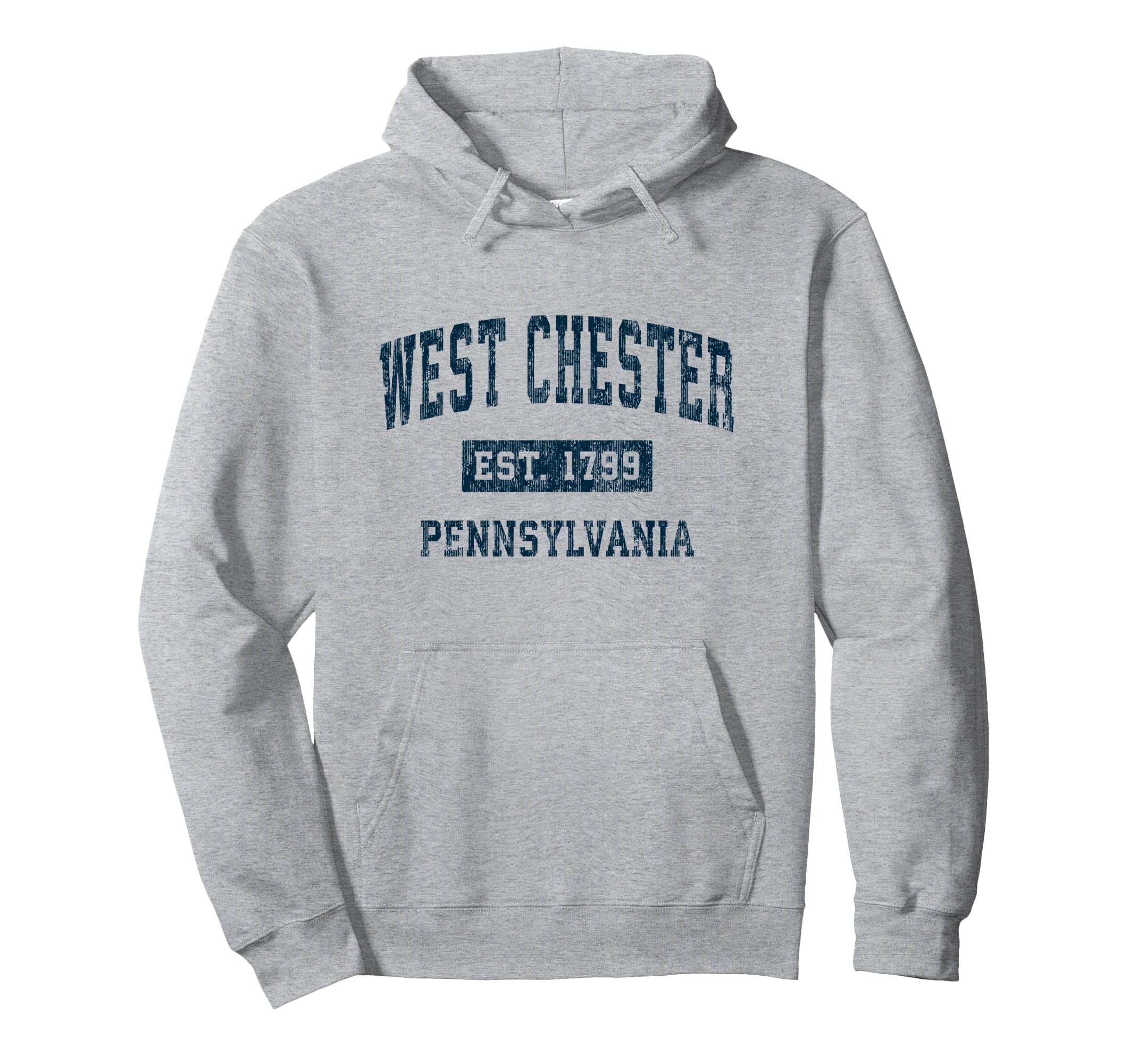 West Chester Pennsylvania Pa Sports Hoodie - Custom Art Print for Adults - T-Shirt, Sweatshirt, Hoodie