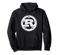 Rust Programming Logo Letter R Distressed Hoodie - Custom Art Print Unisex - T-Shirt, Sweatshirt, Hoodie