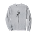 Minimalist Boho Floral Drawing Sweatshirt - Custom Art Print Unisex - T-Shirt, Sweatshirt, Hoodie