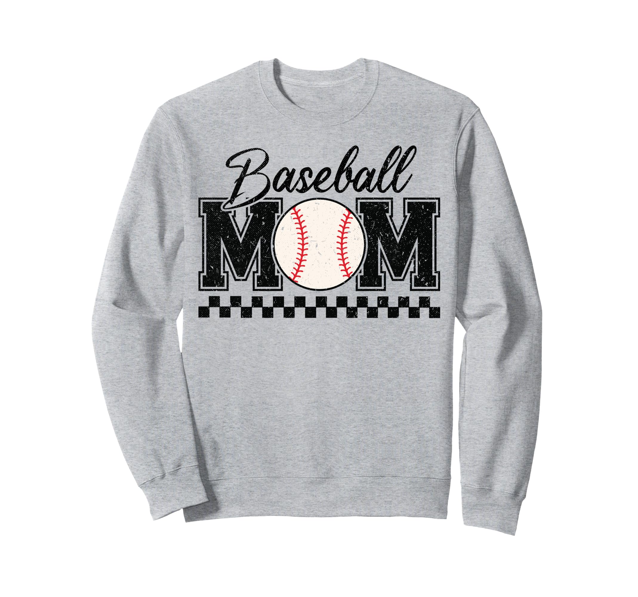 Baseball Mom Sweatshirt - Fun Novelty Design for Adults - T-Shirt, Sweatshirt, Hoodie