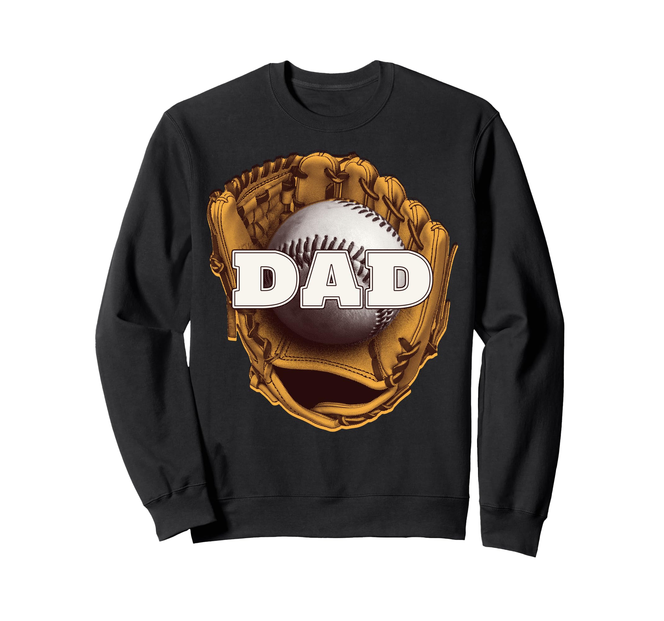 Baseball Glove Dad Sweatshirt - Aesthetic Graphic for Adults - T-Shirt, Sweatshirt, Hoodie