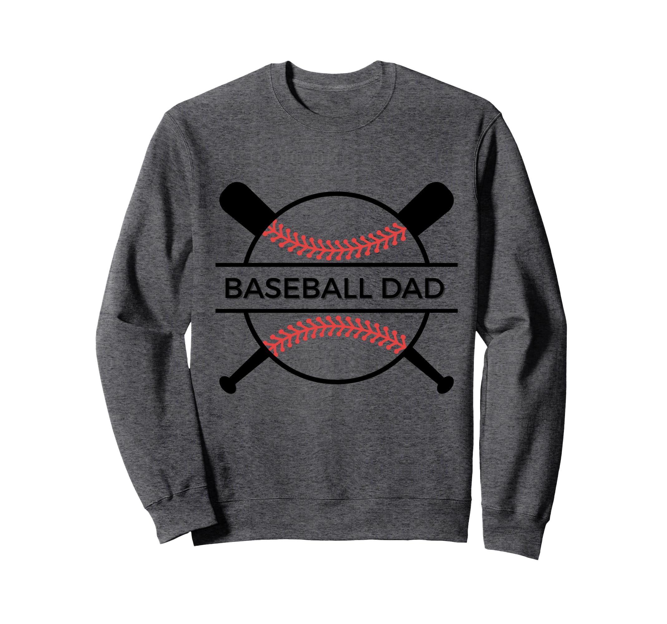 Baseball Dad Sweatshirt - Minimalist Print Unisex - T-Shirt, Sweatshirt, Hoodie