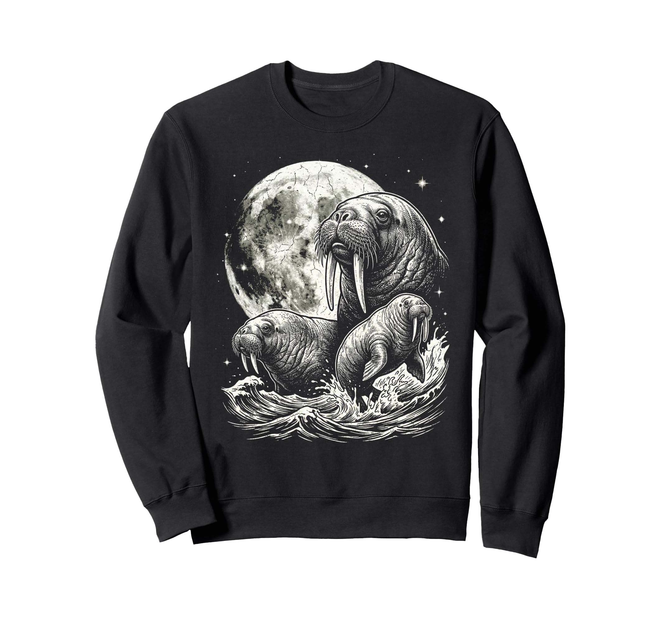 Walrus Seal Sea Lion 90S Aesthetic Sweatshirt - Trendy Graphic for Adults - T-Shirt, Sweatshirt, Hoodie
