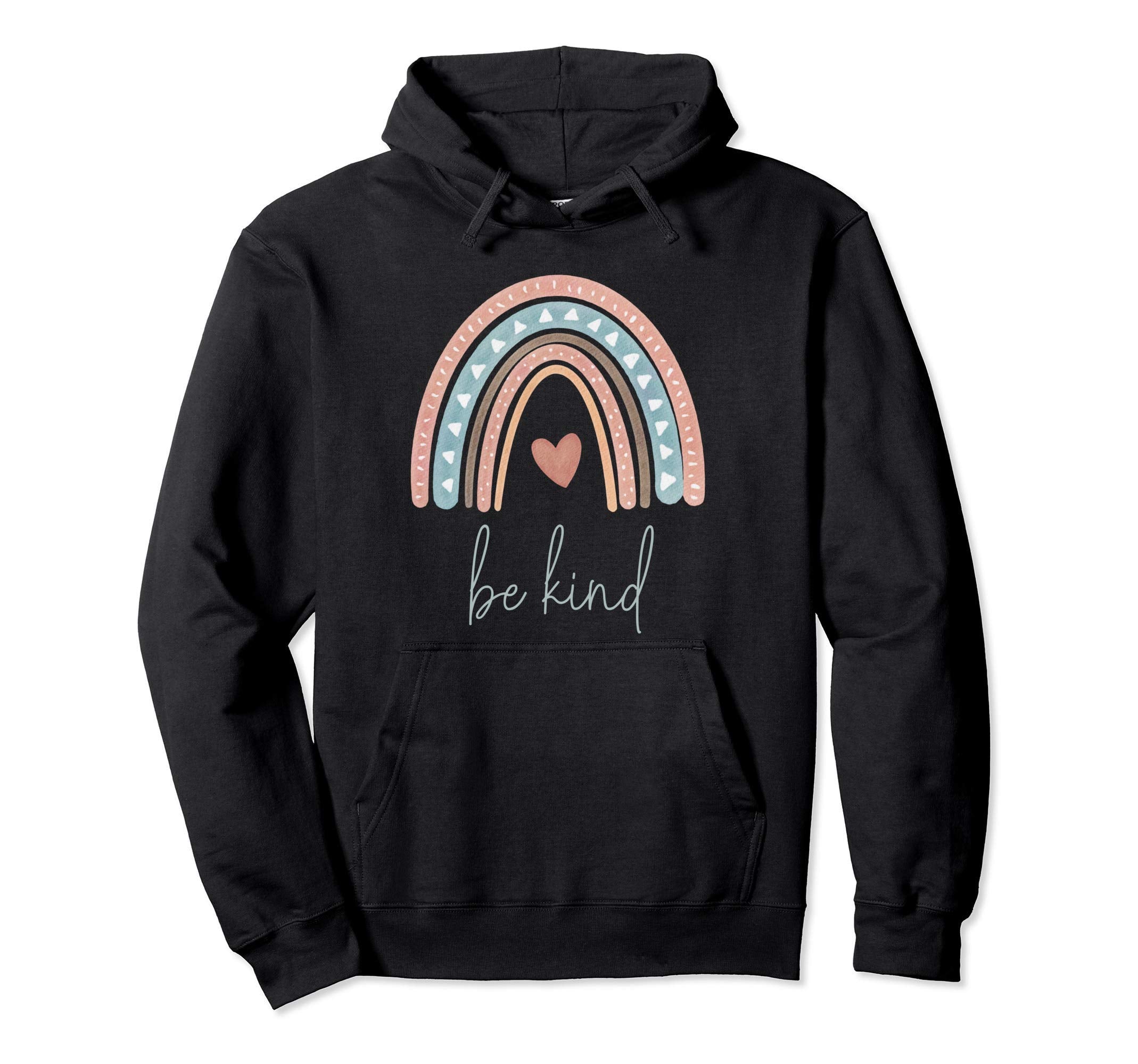Be Kind Positive Message Inspiring Boho Hoodie - Custom Art Print Men Women - T-Shirt, Sweatshirt, Hoodie
