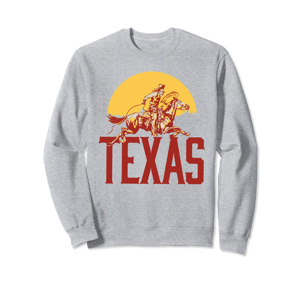 Texas Roping Cowboy Sweatshirt - Casual Everyday Wear Men Women - T-Shirt, Sweatshirt, Hoodie