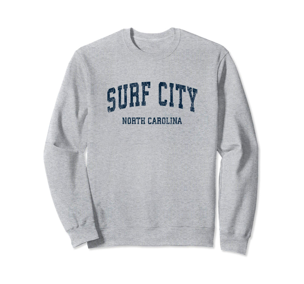 Surf City North Carolina Nc Sweatshirt - Custom Art Print Men Women - T-Shirt, Sweatshirt, Hoodie