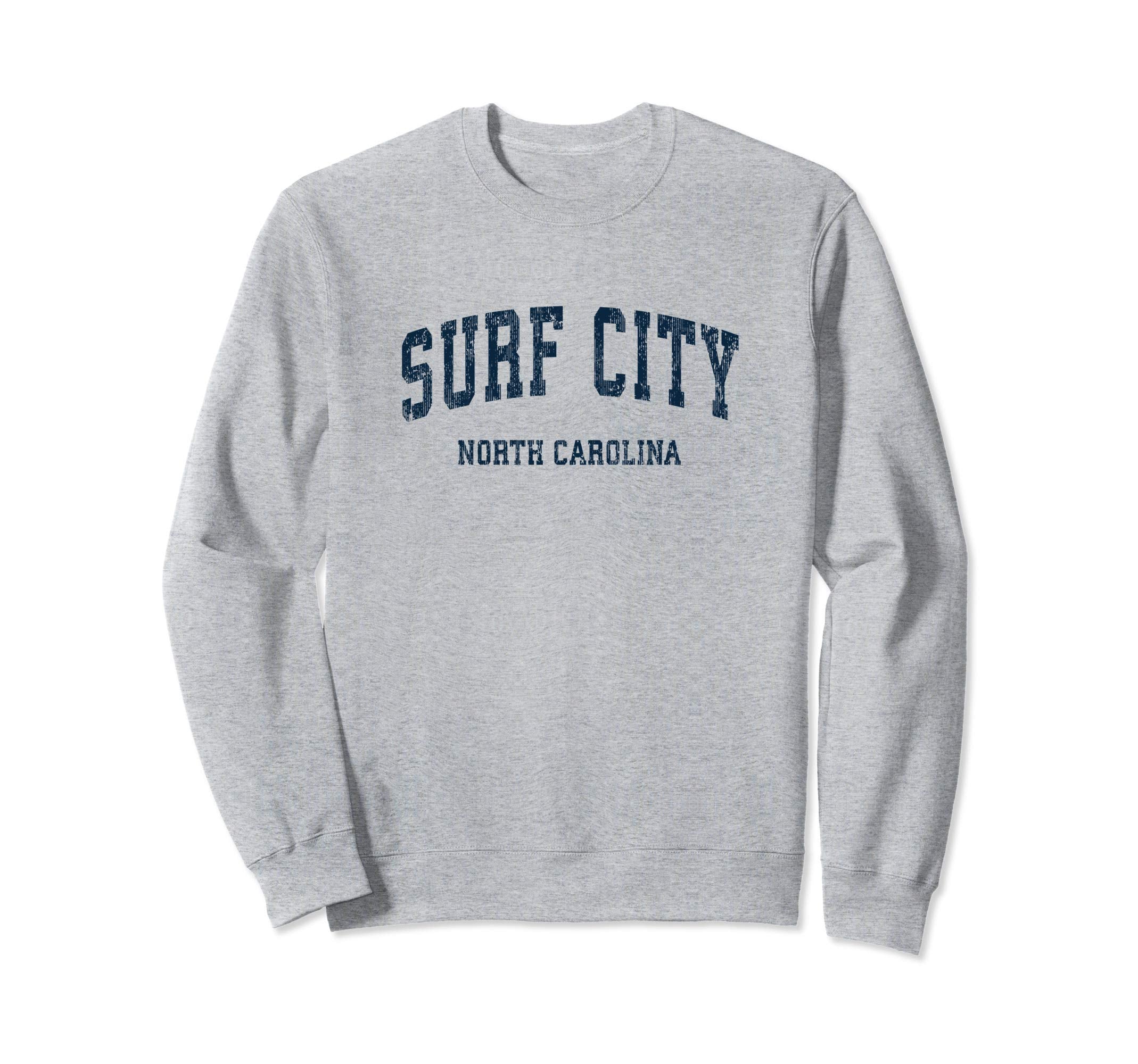 Surf City North Carolina Nc Sweatshirt - Custom Art Print Men Women - T-Shirt, Sweatshirt, Hoodie