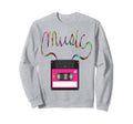 Fun Music Cassette W Tape Spelling Sweatshirt - Aesthetic Graphic Unisex - T-Shirt, Sweatshirt, Hoodie