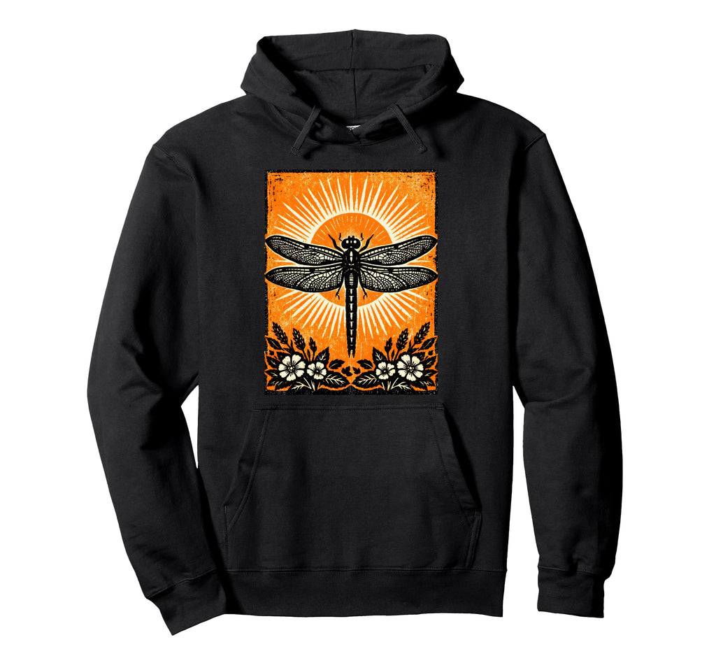 Dragonfly Hoodie - Unique Graphic Unisex - T-Shirt, Sweatshirt, Hoodie