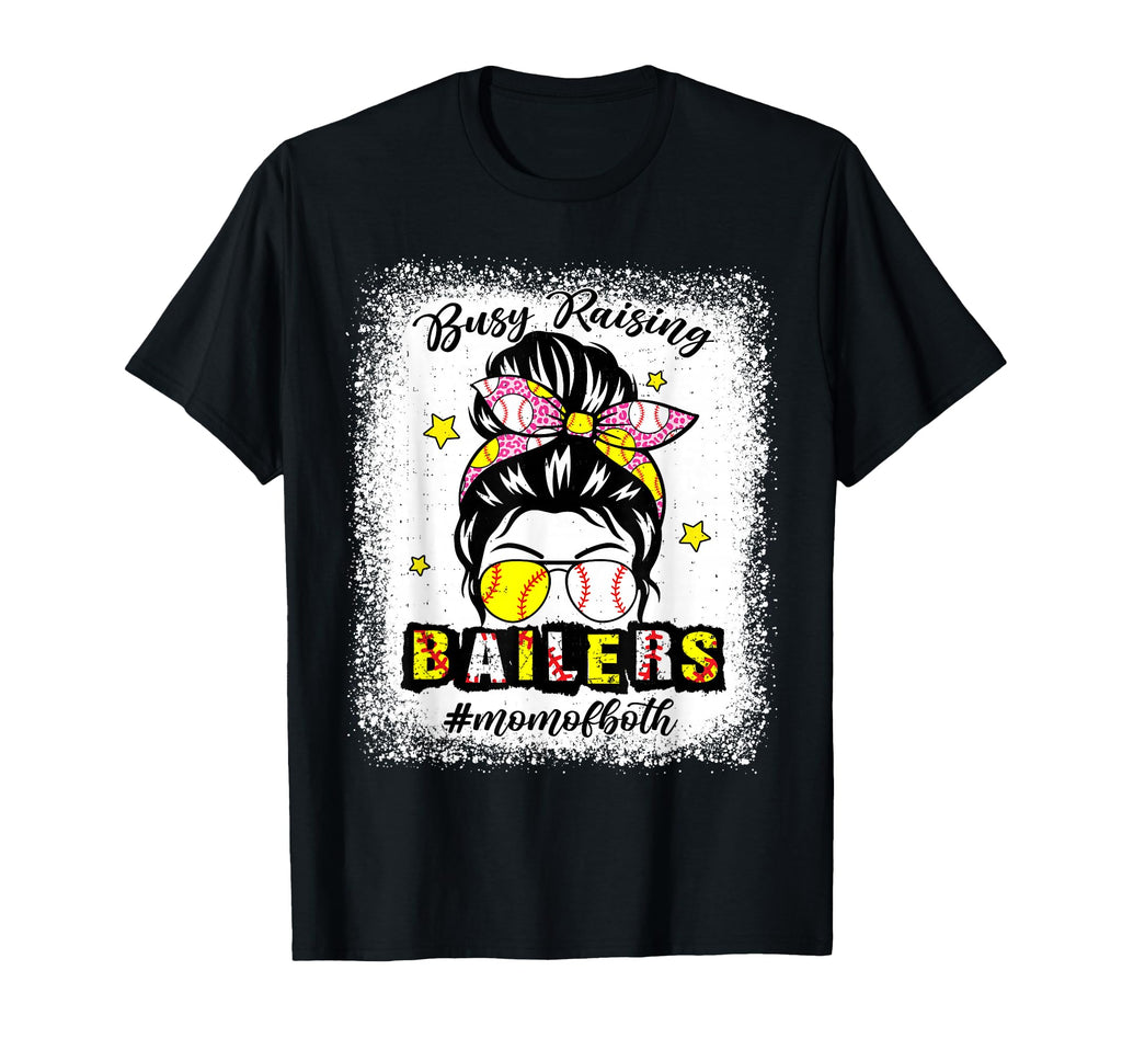 Busy Raising Ballers Baseball T-Shirt - Casual Everyday Wear Unisex - T-Shirt, Sweatshirt, Hoodie