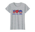 Peace Love Vote Patriotic Voting T-Shirt - Fun Novelty Design Unisex - T-Shirt, Sweatshirt, Hoodie