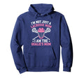 Im Not Just Lacrosse Mom I Am Goalies Hoodie - Casual Everyday Wear Unisex - T-Shirt, Sweatshirt, Hoodie