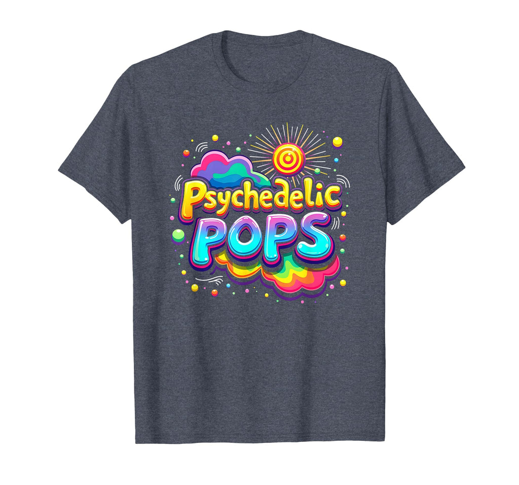 Groovy Dad Psychedelic Pops 60S Hippie T-Shirt - Unique Graphic Men Women - T-Shirt, Sweatshirt, Hoodie