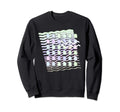 Vaporwave Aesthetic Memphis Sweatshirt - Minimalist Print for Adults - T-Shirt, Sweatshirt, Hoodie