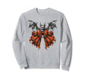Bat Coquette Bow Halloween Bow Coquette Sweatshirt - Graphic Print Unisex - T-Shirt, Sweatshirt, Hoodie