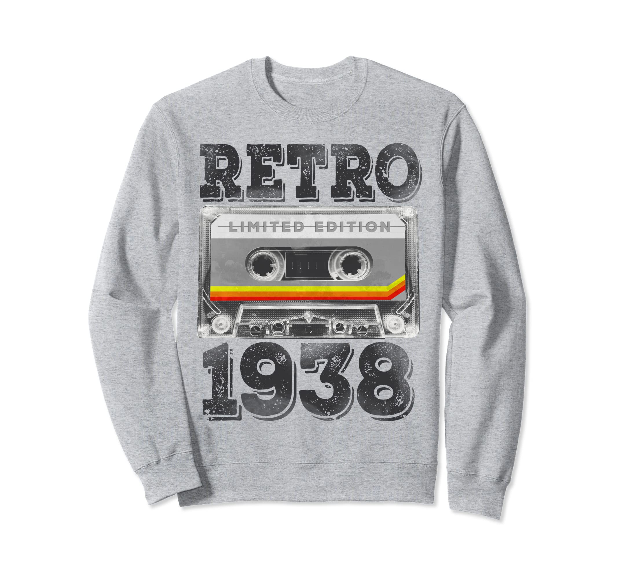 1938 84 Year Old Cassette Tape 84Th Sweatshirt - Unique Graphic Unisex - T-Shirt, Sweatshirt, Hoodie