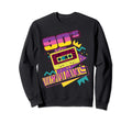 90S Vibe 1990S Nostalgia Cassette Sweatshirt - Custom Art Print for Adults - T-Shirt, Sweatshirt, Hoodie