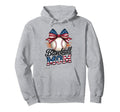 Coquette Bow American Baseball Hoodie - Casual Everyday Wear for Adults - T-Shirt, Sweatshirt, Hoodie