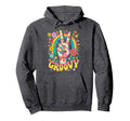 Tie Dye Groovy Hippie Peace Sign 60S Hoodie - Casual Everyday Wear Unisex - T-Shirt, Sweatshirt, Hoodie