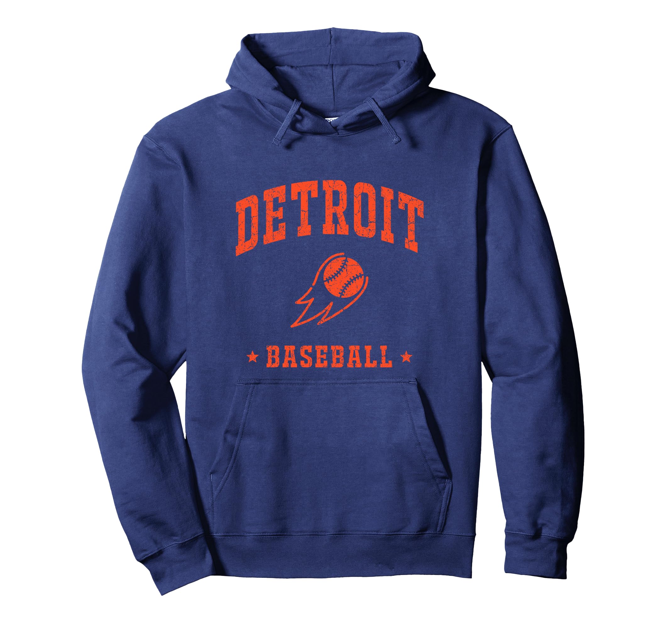 Detroit Baseball Gameday Baseball Lover Hoodie - Custom Art Print Men Women - T-Shirt, Sweatshirt, Hoodie