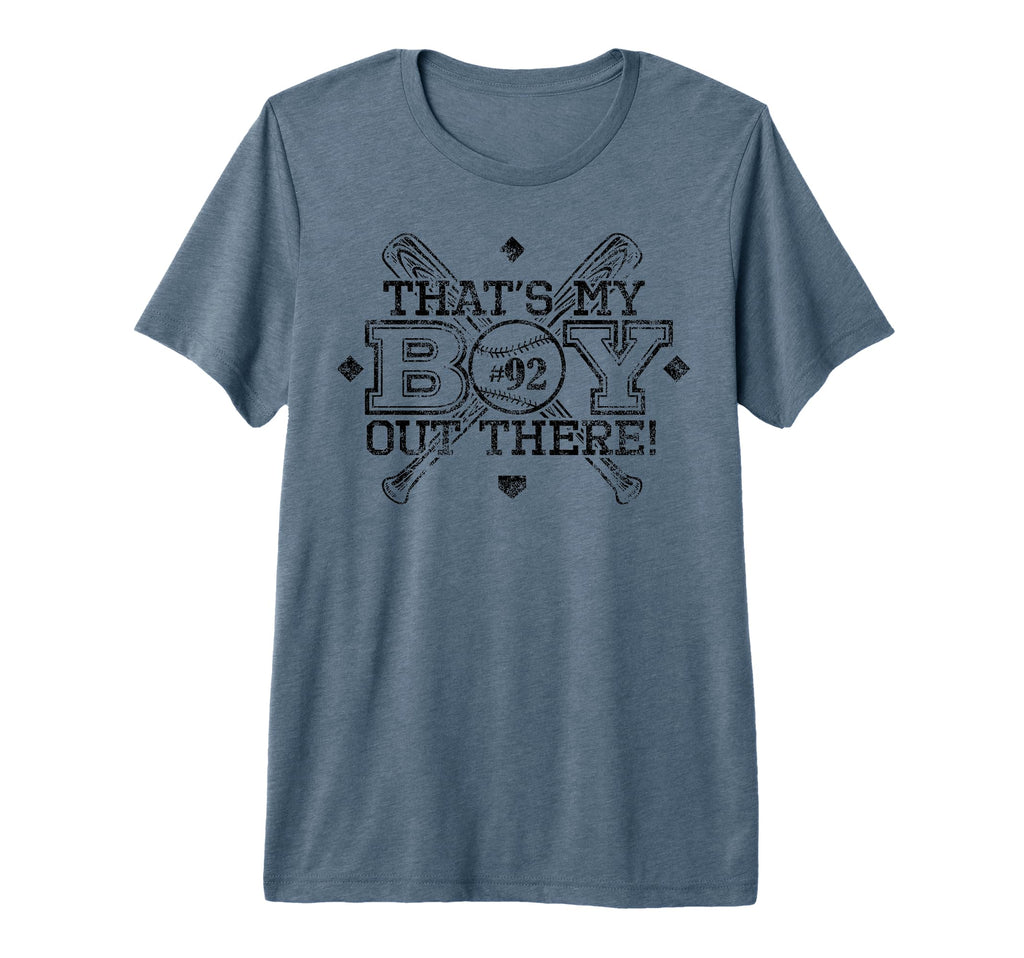 Baseball Mom Dad Thats My Proud Parent T-Shirt - Graphic Print Men Women - T-Shirt, Sweatshirt, Hoodie