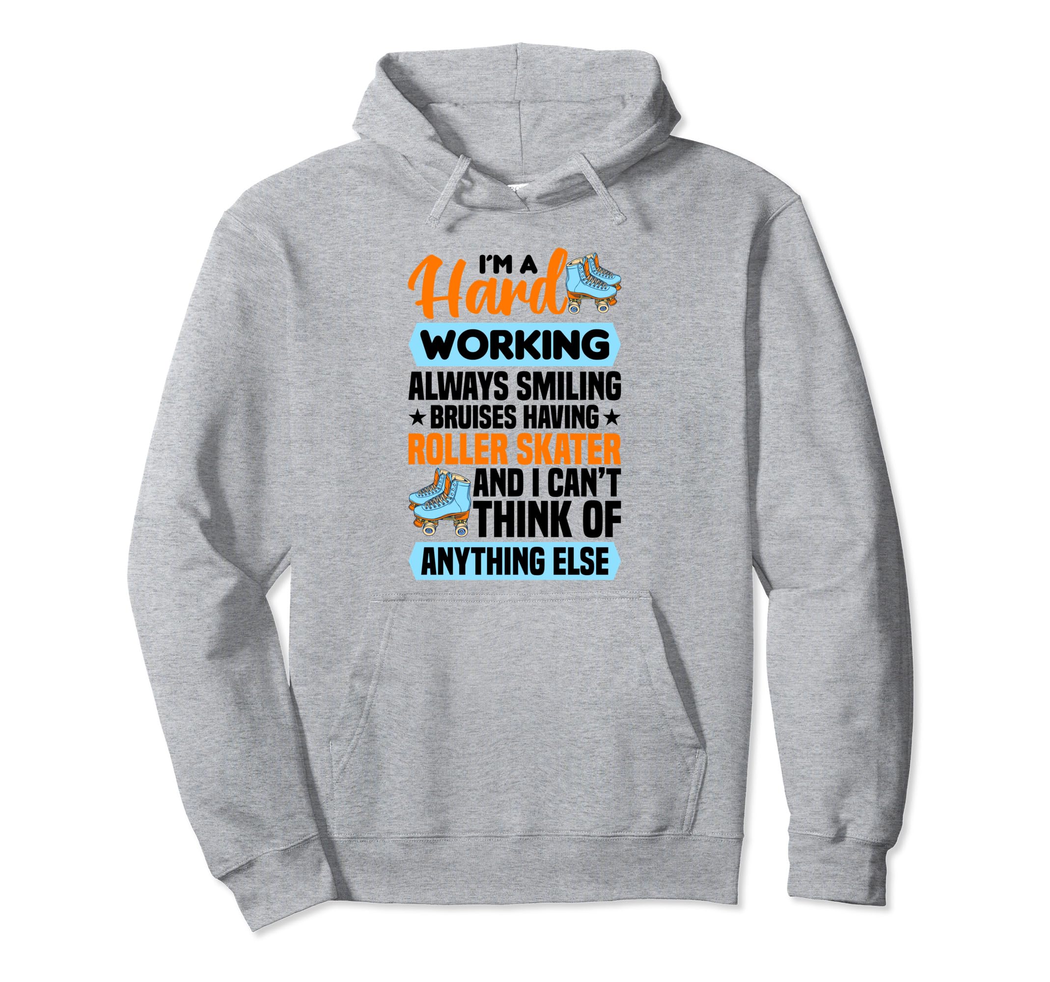 Roller Skater Party Rollerskates Disco Hoodie - Custom Art Print for Adults - T-Shirt, Sweatshirt, Hoodie
