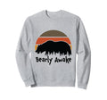 Bearly Awake Sunset Sweatshirt - Fun Novelty Design Unisex - T-Shirt, Sweatshirt, Hoodie