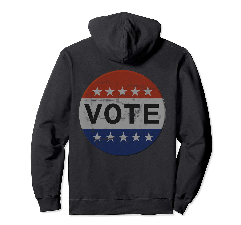Vote 2018 And 2020 Distressed Hoodie - Casual Everyday Wear Unisex - T-Shirt, Sweatshirt, Hoodie