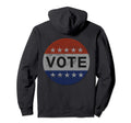 Vote 2018 And 2020 Distressed Hoodie - Casual Everyday Wear Unisex - T-Shirt, Sweatshirt, Hoodie