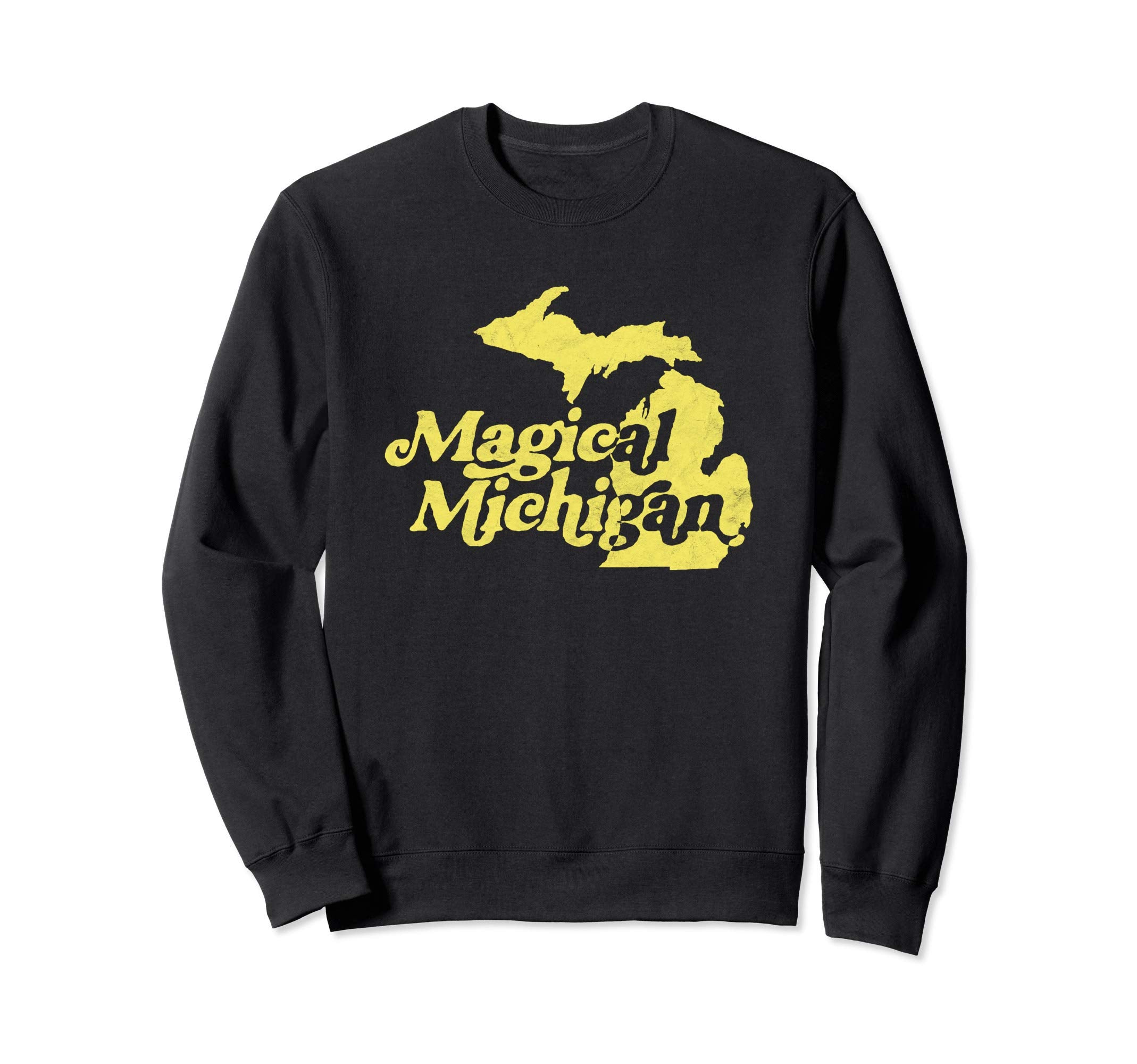 Magical Michigan Minimalist Sweatshirt - Trendy Graphic for Adults - T-Shirt, Sweatshirt, Hoodie