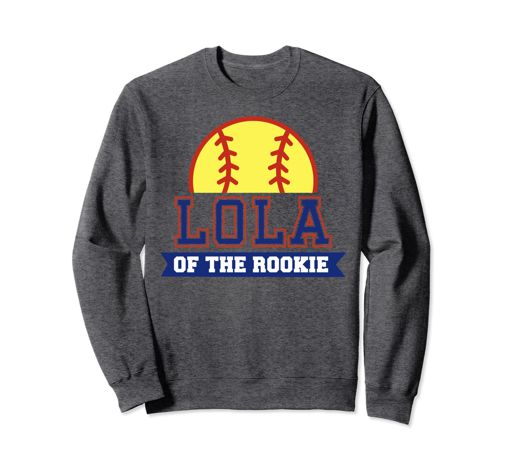 Lola Rookie 1St Birthday Softball Theme Sweatshirt - Unique Graphic Unisex - T-Shirt, Sweatshirt, Hoodie