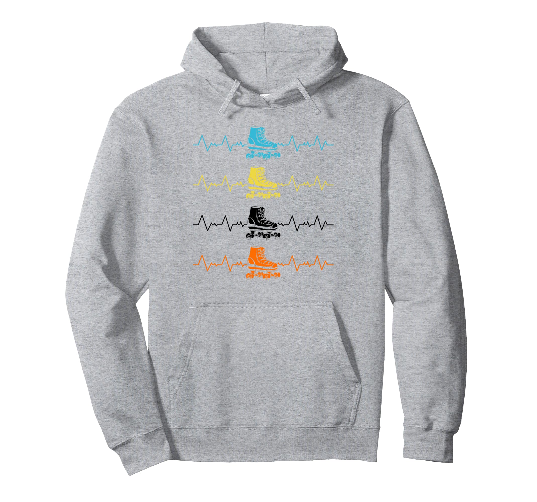 Roller Skate Skating Sport Rollerblader Hoodie - Trendy Graphic Unisex - T-Shirt, Sweatshirt, Hoodie
