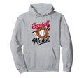 American Baseball Mama Mom Hoodie - Streetwear Style Unisex - T-Shirt, Sweatshirt, Hoodie