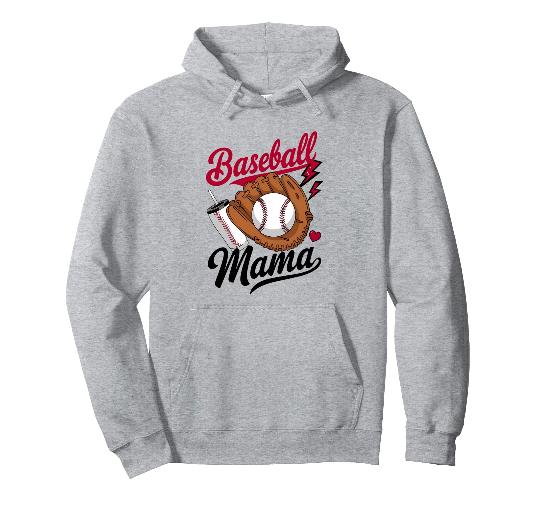 American Baseball Mama Mom Hoodie - Streetwear Style Unisex - T-Shirt, Sweatshirt, Hoodie