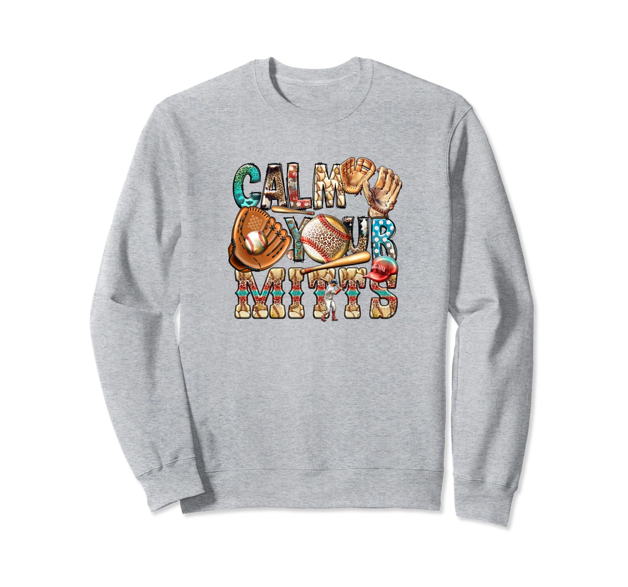 Funny Baseball Mom Baseball Sweatshirt - Casual Everyday Wear Men Women - T-Shirt, Sweatshirt, Hoodie