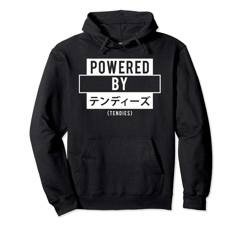 Powered Tendies Japanese Aesthetic Hoodie - Trendy Graphic Unisex - T-Shirt, Sweatshirt, Hoodie