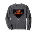 Home Plate Gameday Zane Barnhart Sweatshirt - Trendy Graphic for Adults - T-Shirt, Sweatshirt, Hoodie
