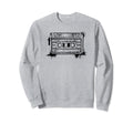 Cassette Tape Black And White Sweatshirt - Streetwear Style for Adults - T-Shirt, Sweatshirt, Hoodie