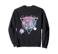 Golden Retriever Vaporwave Sweatshirt - Fun Novelty Design for Adults - T-Shirt, Sweatshirt, Hoodie
