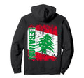 Lebanon Flag Distressed Lebanon Hoodie - Minimalist Print Unisex - T-Shirt, Sweatshirt, Hoodie