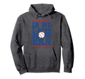 My T Ball Mom Era Baseball Mom Groovy Hoodie - Novelty Apparel for Adults - T-Shirt, Sweatshirt, Hoodie