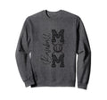 Baseball Mom Leopard Sweatshirt - Unique Graphic Men Women - T-Shirt, Sweatshirt, Hoodie