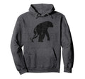 Bonobo Distressed Bonobo Hoodie - Novelty Apparel for Adults - T-Shirt, Sweatshirt, Hoodie