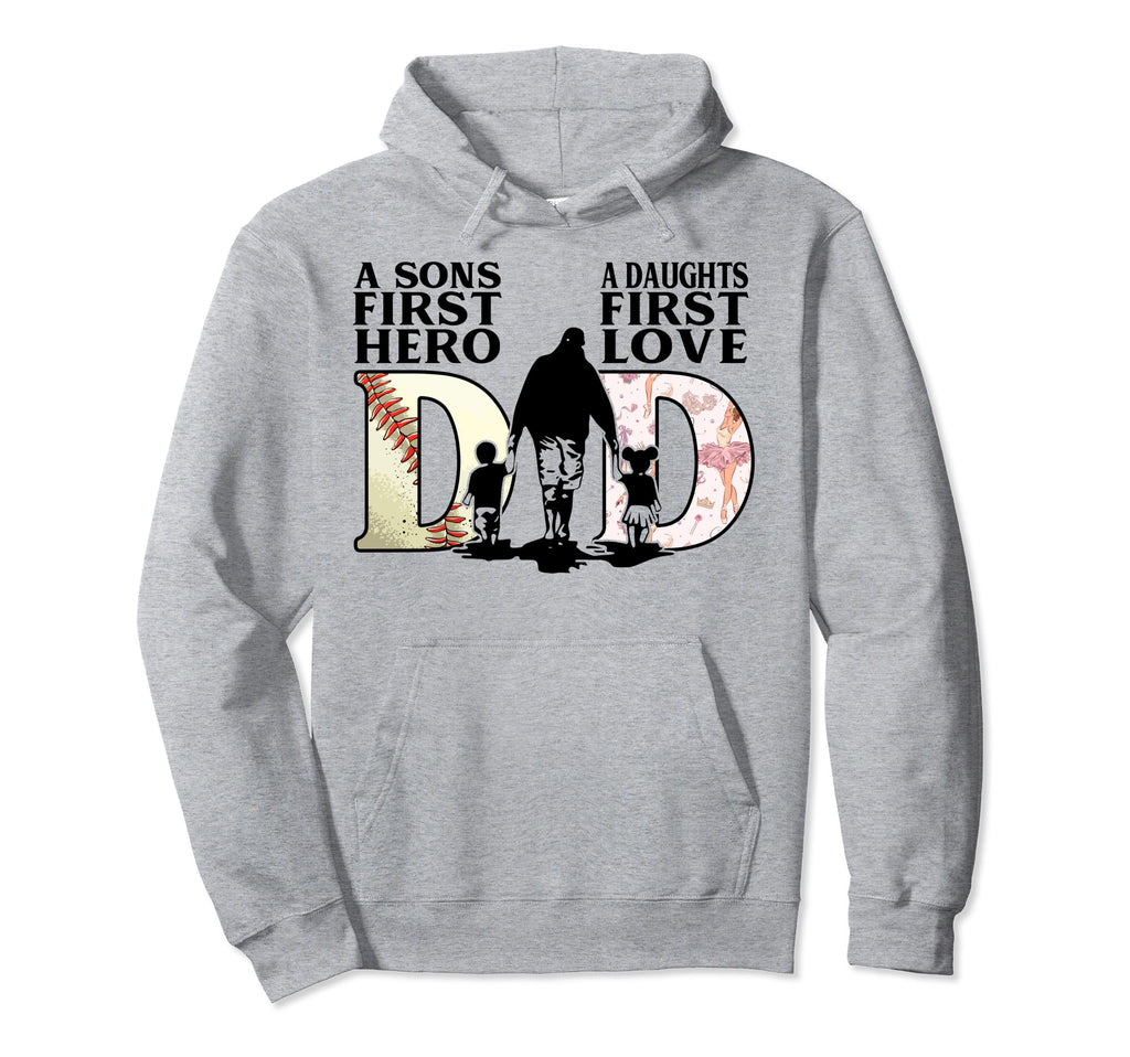 Baseball Dance Dad Sons First Hero Hoodie - Aesthetic Graphic for Adults - T-Shirt, Sweatshirt, Hoodie