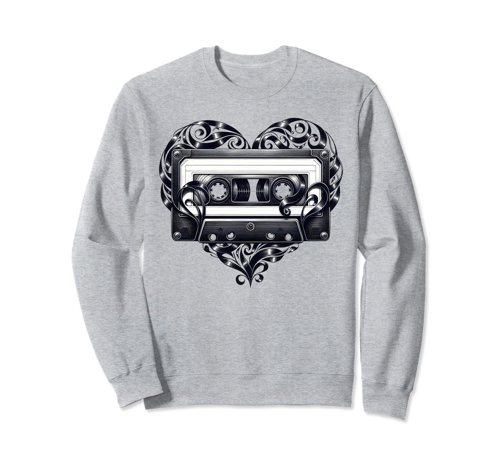 Mixtape Cassette Tape Love Radio Sweatshirt - Trendy Graphic Men Women - T-Shirt, Sweatshirt, Hoodie