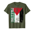 Palestine Flag Distressed Palestine T-Shirt - Minimalist Print Men Women - T-Shirt, Sweatshirt, Hoodie