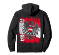 Austria Flag Distressed Austria Hoodie - Unique Graphic Men Women - T-Shirt, Sweatshirt, Hoodie