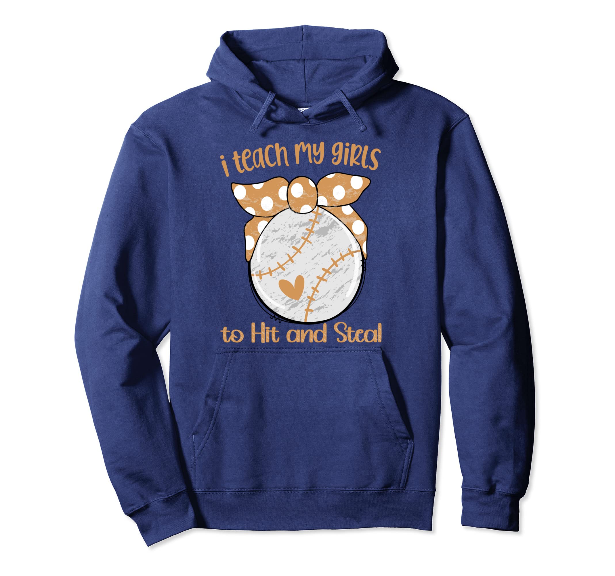 I Teach My To Hit And Steal Fun Softball Hoodie - Graphic Print for Adults - T-Shirt, Sweatshirt, Hoodie