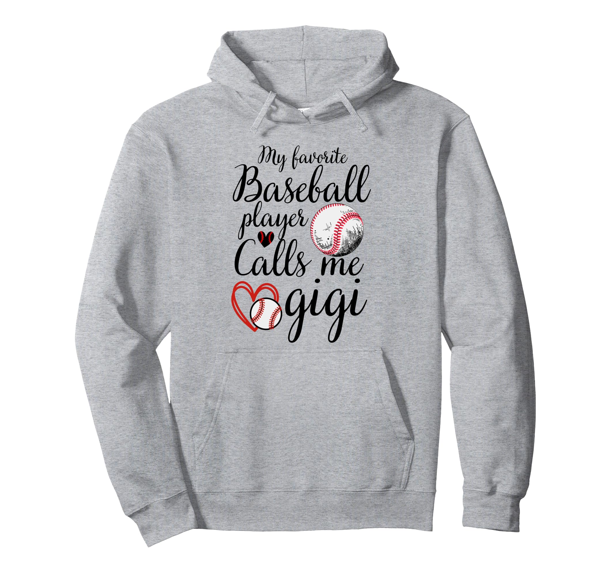 My Favorite Baseball Player Calls Hoodie - Casual Everyday Wear Men Women - T-Shirt, Sweatshirt, Hoodie