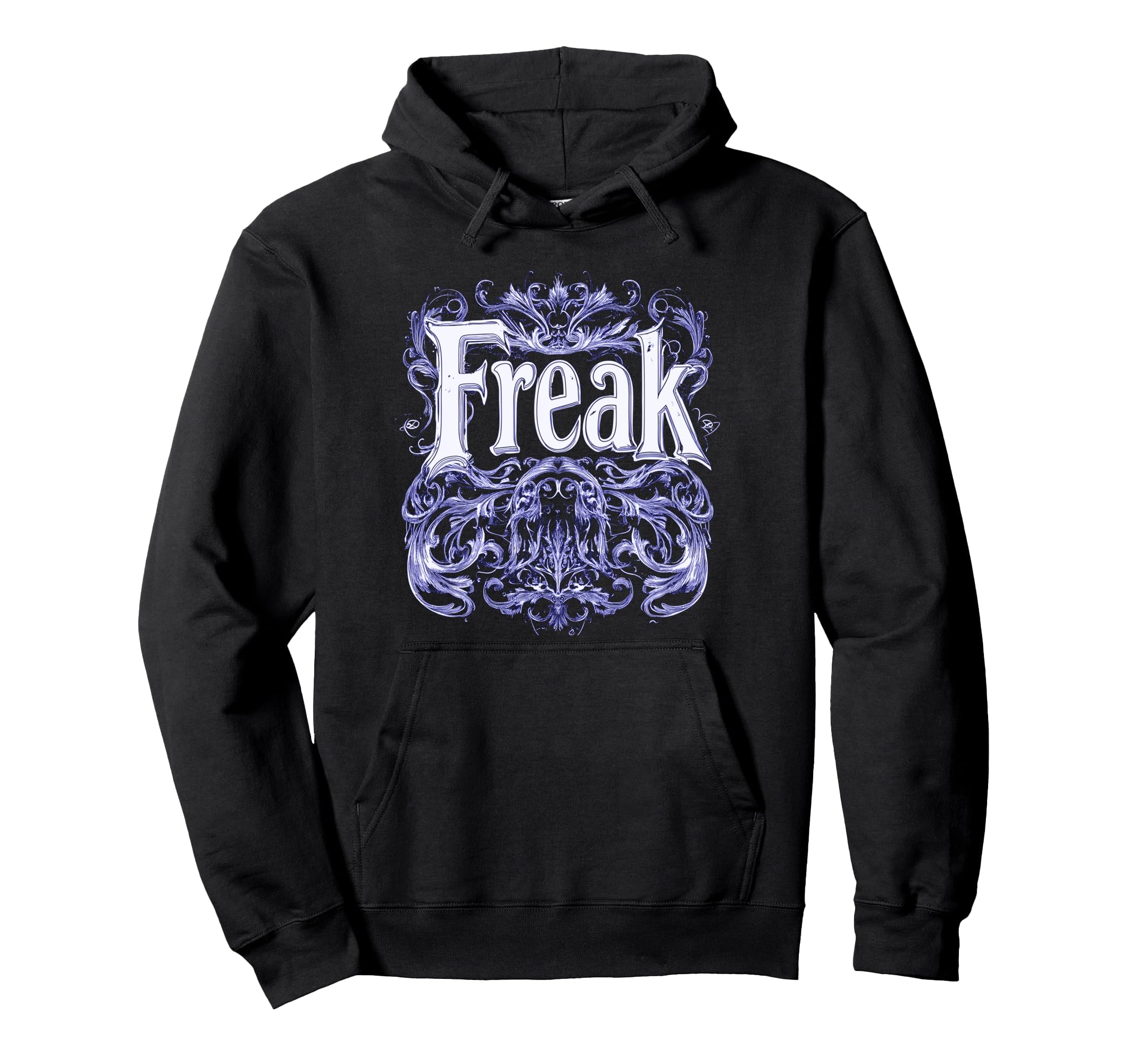 Freak Gothic Alt Grunge Hip Hop Y2K Emo Hoodie - Graphic Print Men Women - T-Shirt, Sweatshirt, Hoodie